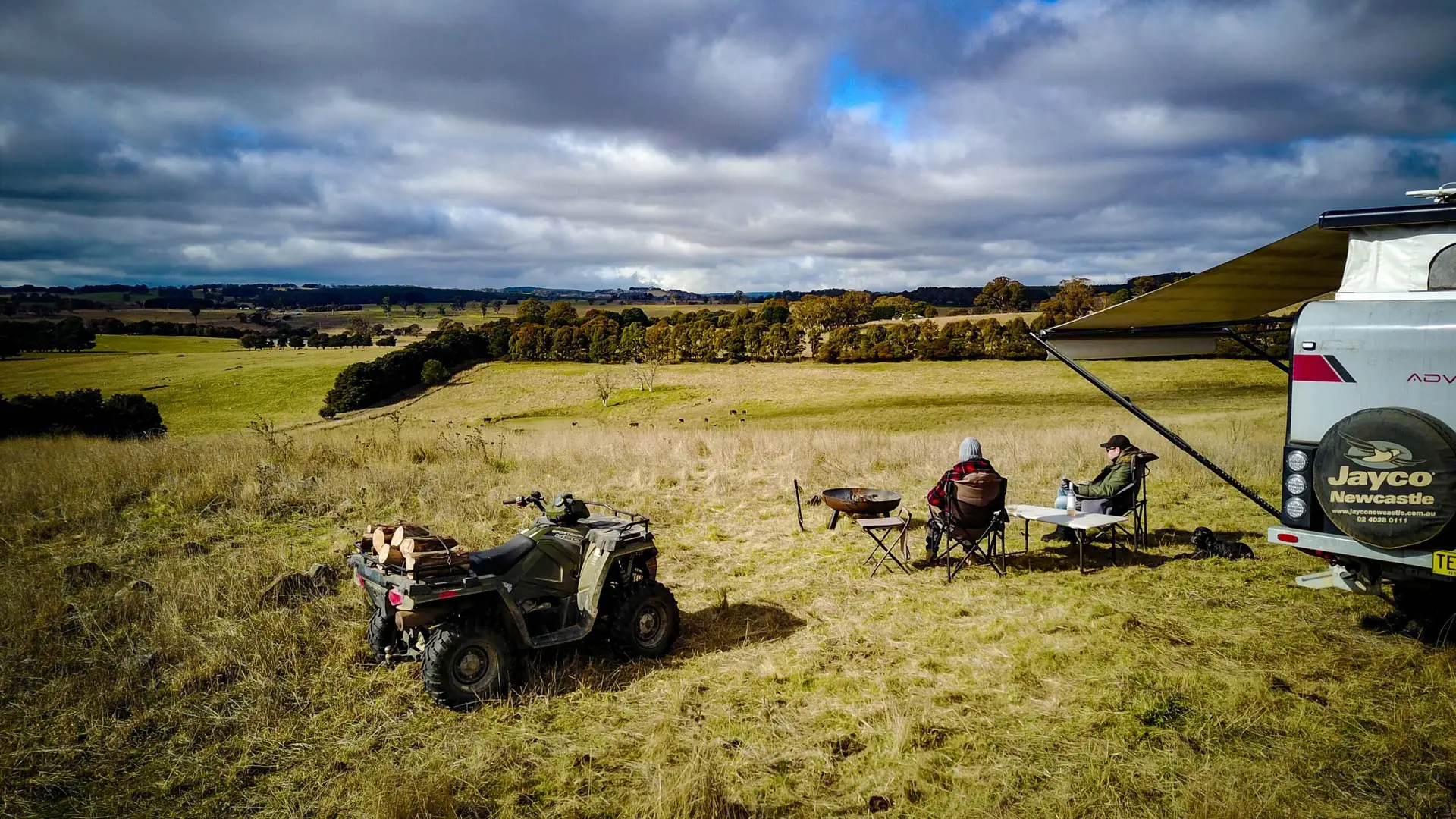 Camp site panorama