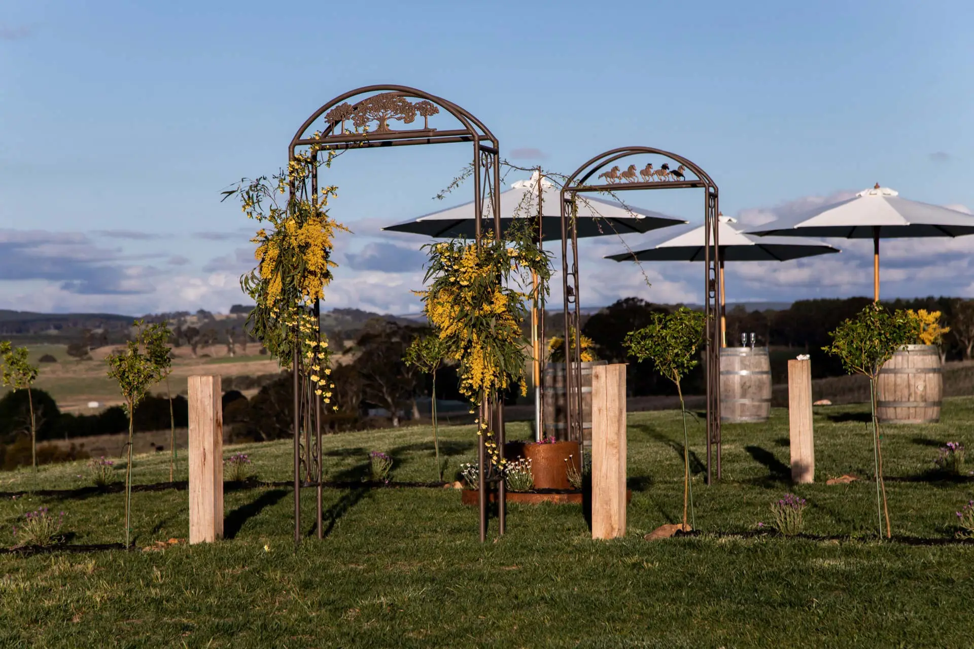 Arbour wedding